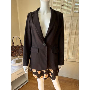 Women's Cicy Bell Black Blazer Standard L